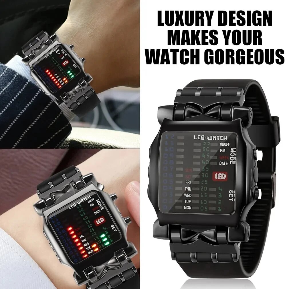 Timex Watches Smartwatch - 이진 Led 시계 크리 에이 티브