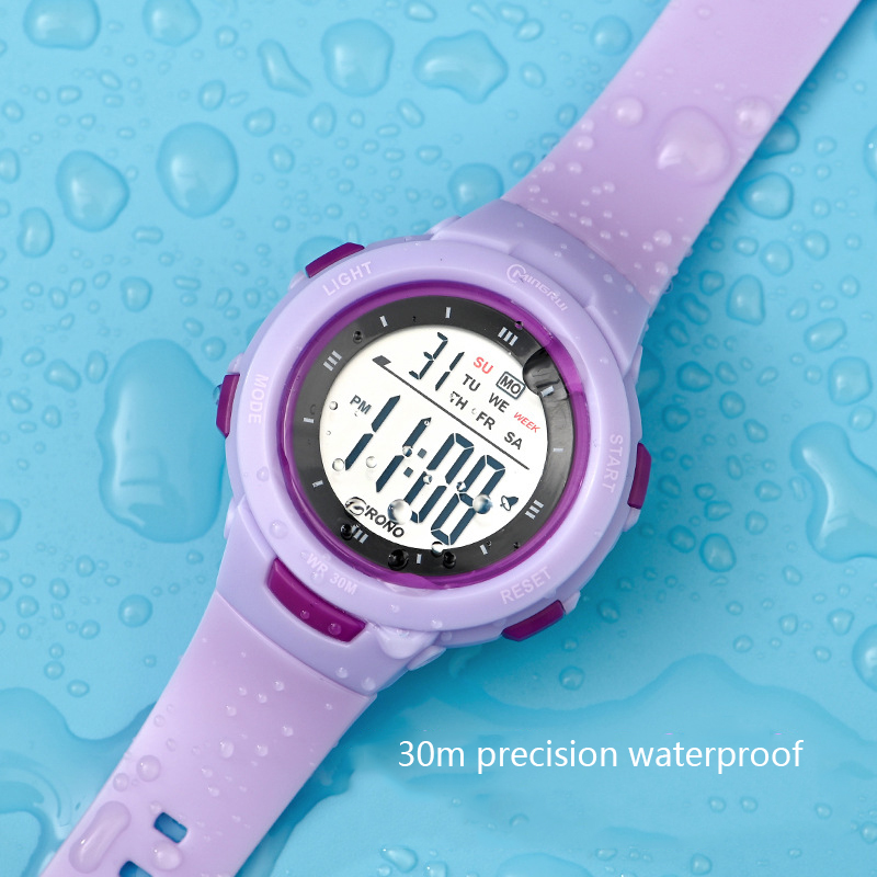 Smartwatch Digital Watches For Kid Girl - UTHAI 어린이 시계 스포츠 패션 빛나는
