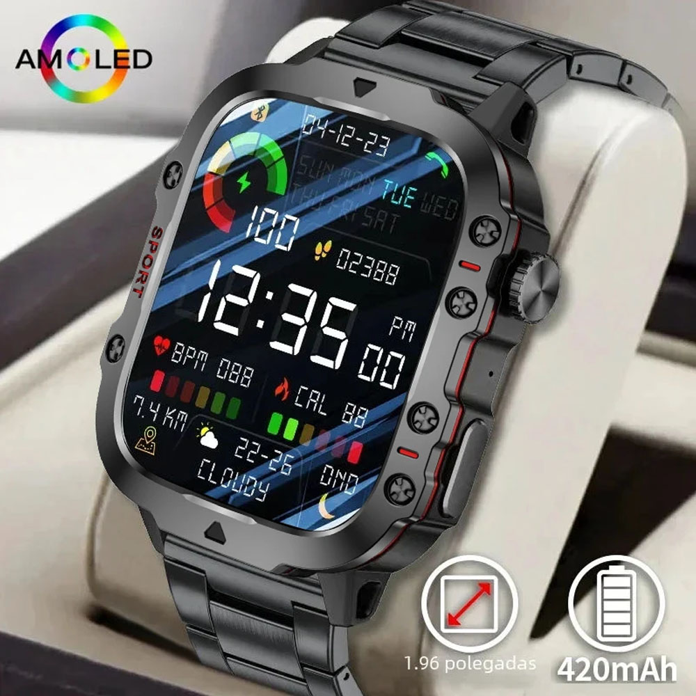 오리지널 러기드 남성용 스마트워치 무선 통화 피트니스  - Smartwatch Watches For Women With Gps 리뷰 및 가격