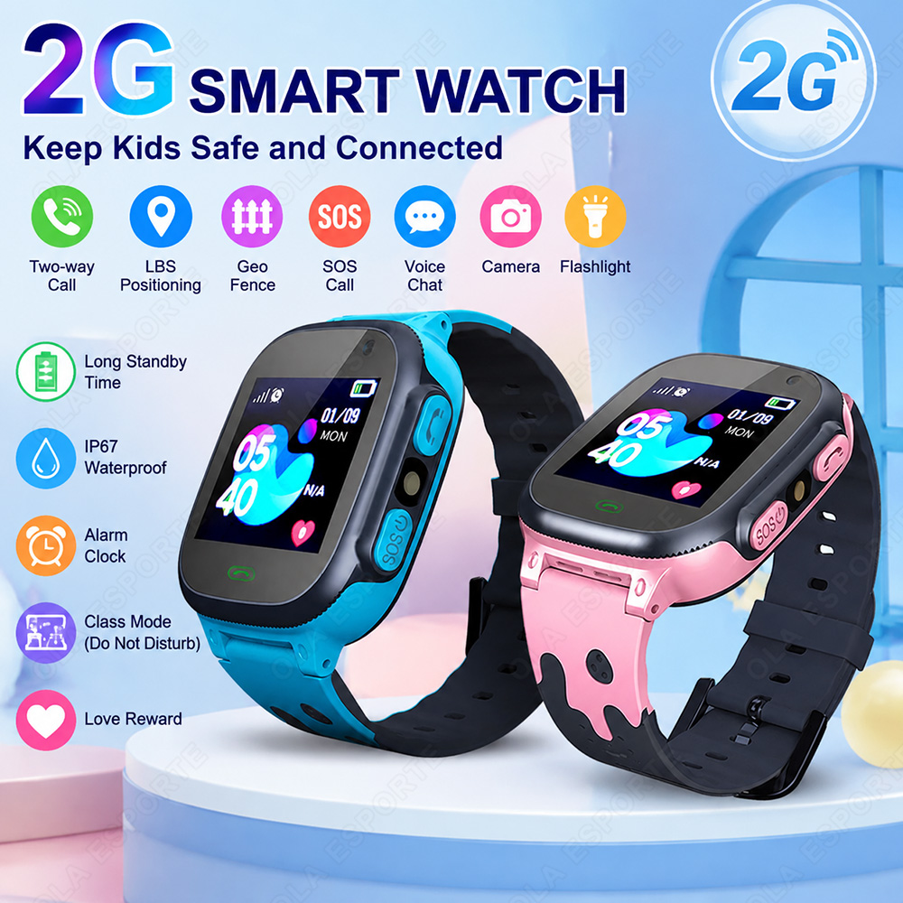 새로운 어린이 스마트워치 HD 터치 스크린 통화 게임  - Smartwatch Watches For Kids With Gps 리뷰 및 가격