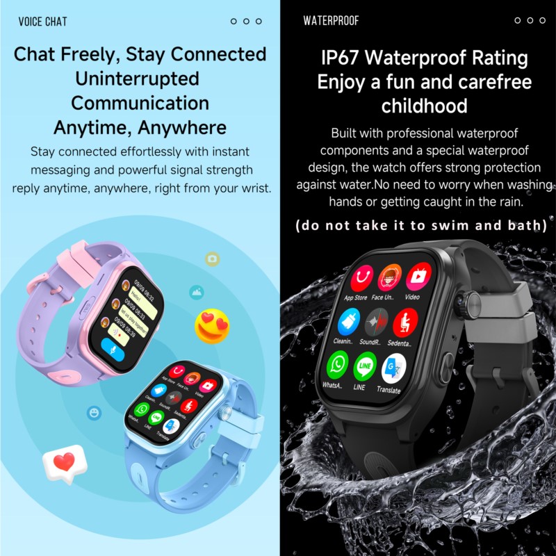 어린이용 4G 스마트워치, 2.0인치 HD 화면, 2+ - Smartwatch Watches For Kids 리뷰 및 가격