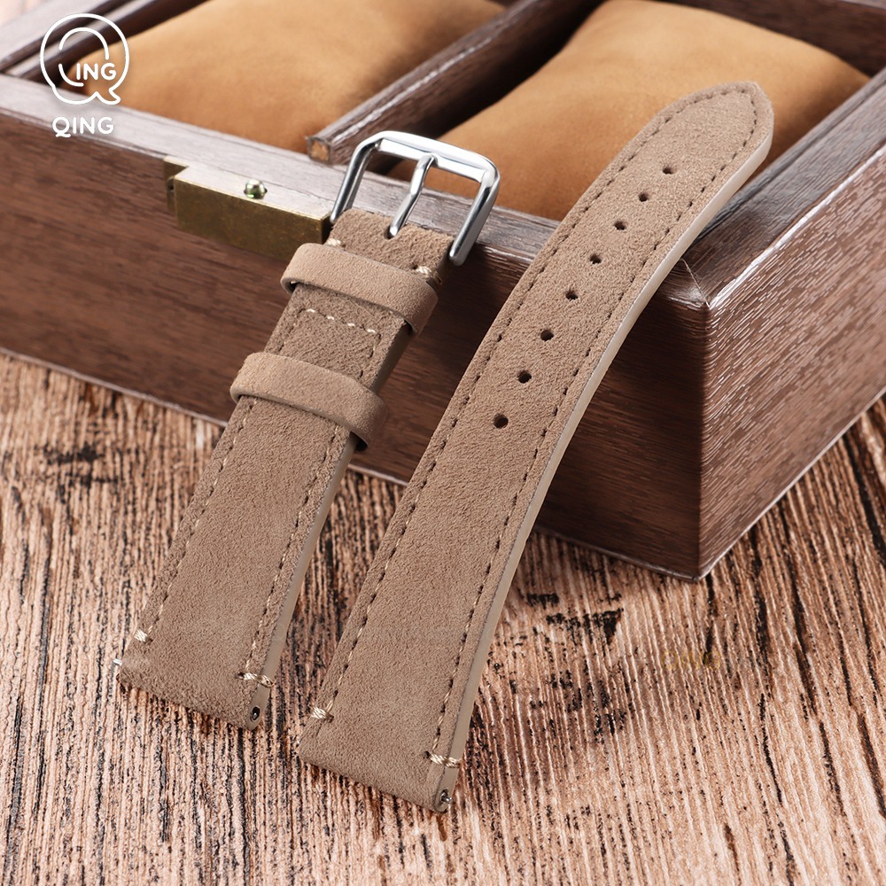 20/22mm 퀵 릴리스 가죽 시계줄 빈티지 스웨이드  - Smartwatch Vintage Watches For Women 리뷰 및 가격