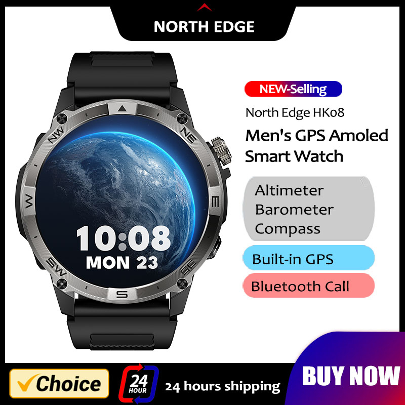 NORTH EDGE 남성용 GPS 스포츠 스마트 워치, - Altimeter Compass Watch 리뷰 및 가격