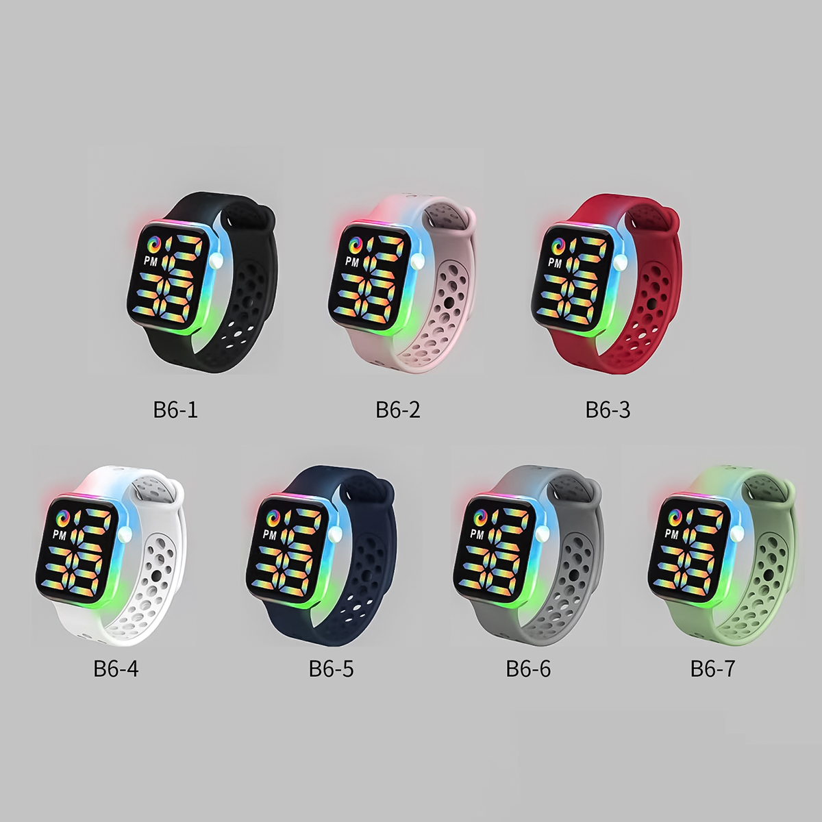 어린이 스마트 전자 시계, 다채로운 LED 빛나는 터치 - Smartwatch Watches For Girls 리뷰 및 가격