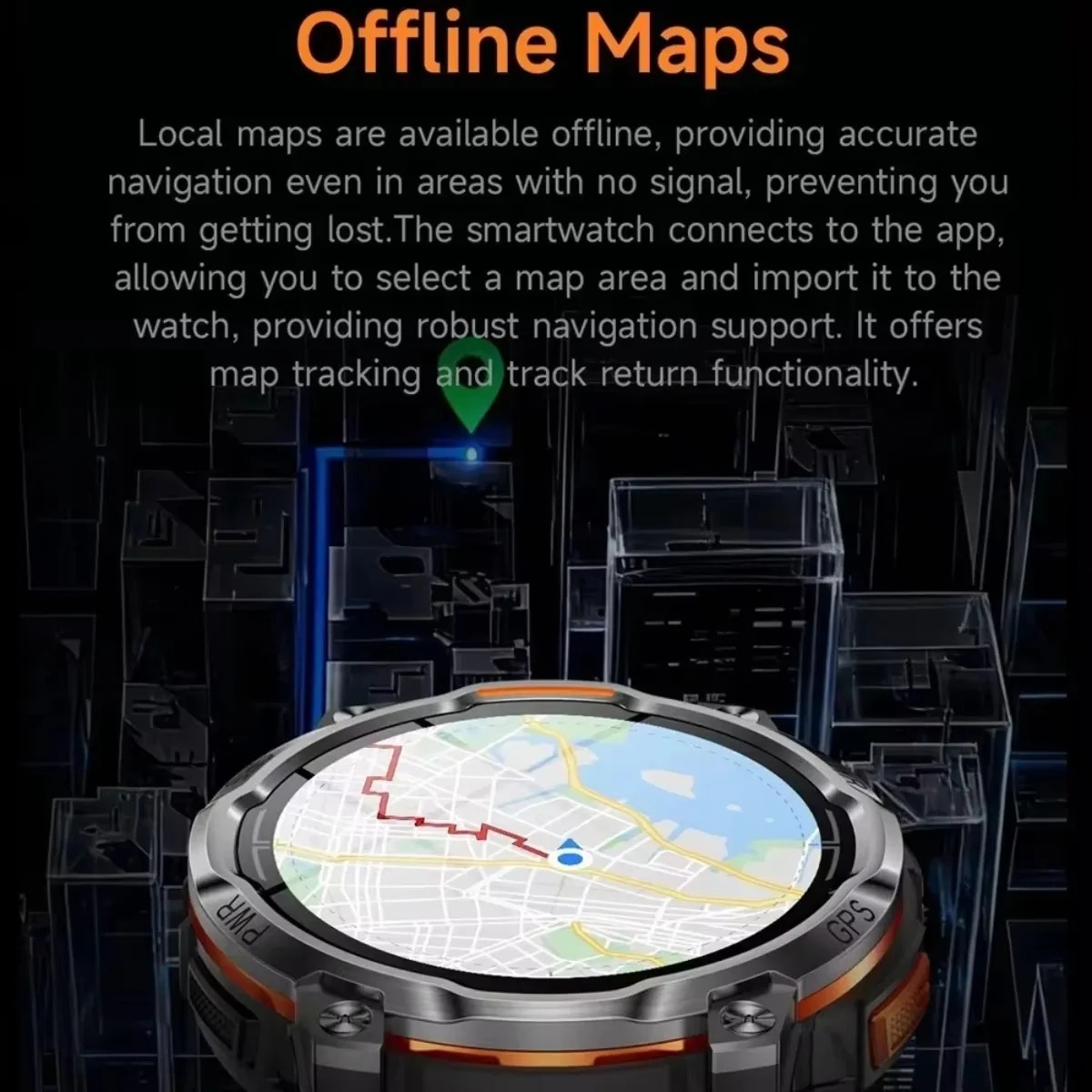 전문가용 GPS 스마트 워치 (남성용): 블루투스 통화 - Altimeter Compass Watch 리뷰 및 가격
