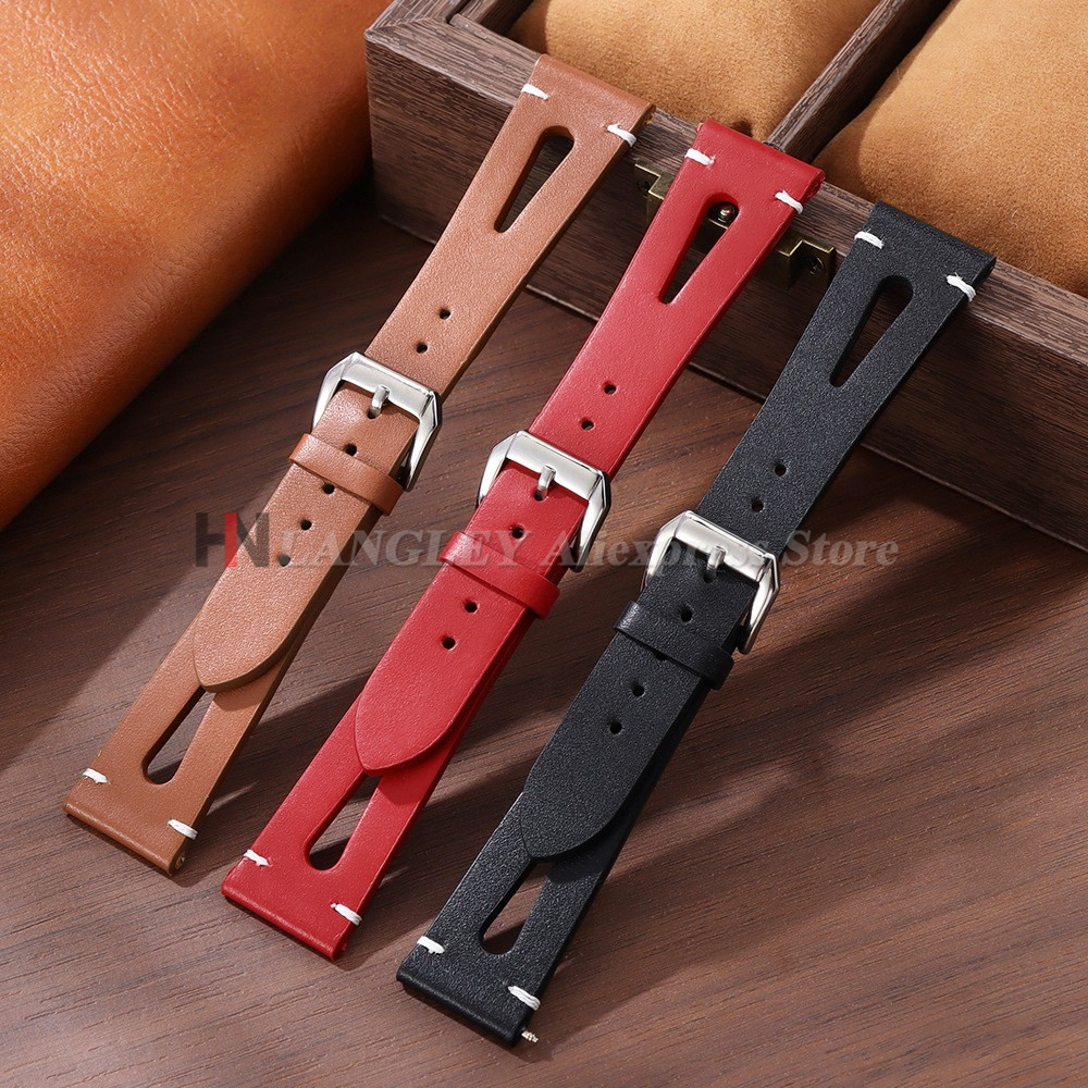 빈티지 스타일의 천연 가죽 시계줄, 20mm 및 22m - Smartwatch Vintage Watches For Women 리뷰 및 가격